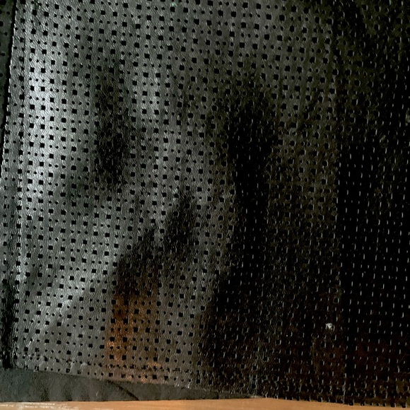 Vince leather front mesh tank top - Picture 4 of 5